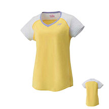 LADIES POLO 20453 "AUS OPEN" Pale Yellow